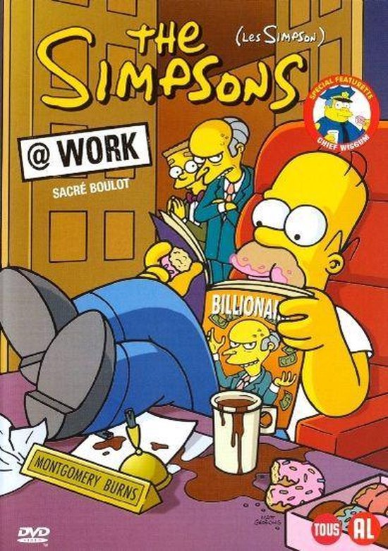 Cover van de film 'Simpsons, The - At Work'
