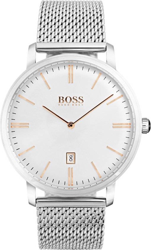 Hugo Boss - HB1513481 - Tradition - Horloge - Staal - 40 mm - Zilverkleurig