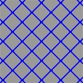 Amigo Veldhockeydoelnet 3,66x1,71x0,9x1,22 Blauw