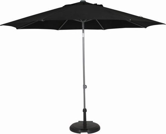 Shadowline Push-up parasol - Diameter: 300 cm - Zwart | bol.com