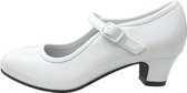 Prinsessen schoenen / Spaanse schoenen wit - maat 33 (binnenmaat 21,5 cm) bij jurk