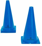 #DoYourFitness® - Markeerpionen / Pylonen - Markering voor coördinatie / behendigheidstraining - Grootte van kegels 30cm - 6x Large (blauw)