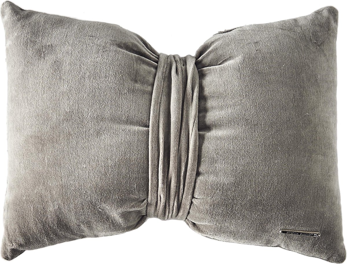 buitenspiegel accessoires Bonus Riviera Maison - Bow Pillow - grey - 40x30 | bol.com
