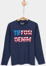 Tiffosi-jongens-shirt-longsleeve-Asher-blauw maat 176/XS