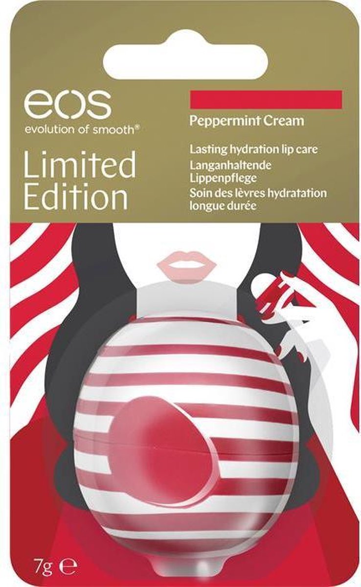 EOS Limited Edition Lip Balm Sphere 7g - Peppermint Cream