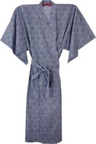 TA-HWA - Japanse Kimono - Heren Yukata -  Zwart - Kagome - One Size