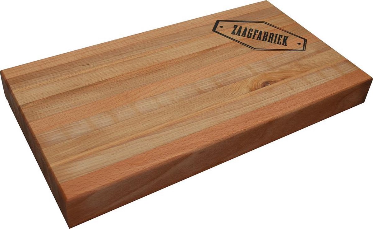 Zaagfabriek beuken houten snijplank / serveerplank 38 x