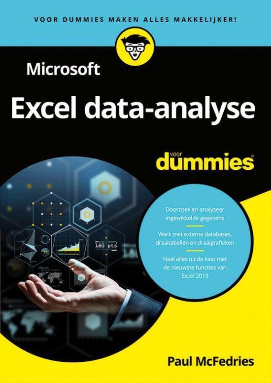 Boek cover Microsoft Excel data-analyse voor Dummies van Paul Mcfedries (Paperback)