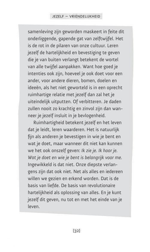 Tekstpagina met kop 'JEZELF - VRIENDELIJKHEID'.
