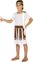 Wit Romeins kostuum voor jongens - Verkleedkleding - Maat 134-146