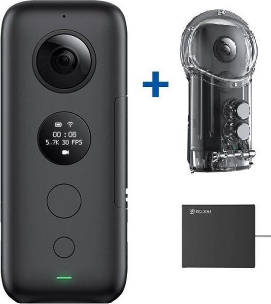 Insta360 One X + Dive Case + Batterij