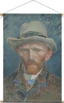 Zelfportret | Vincent van Gogh  | Textieldoek | Textielposter | Wanddecoratie | 120CM x 180CM” | Schilderij