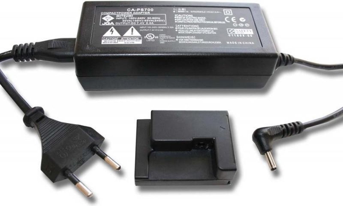 Camera voedingsadapter compatibel met Canon ACK-DC50 (NB-7L)