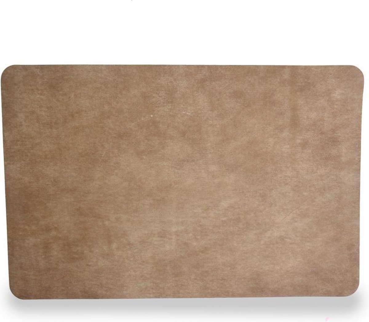 Tannery Leather Placemats Excellent Leer 2 stuks Taupe Rechthoek