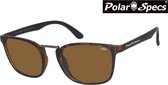 Polar Specs® Polariserende Zonnebril Iconic PS9095 – Havana Brown – Polarized Brown – Medium