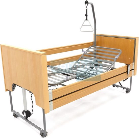 Hoog laag bed / Seniorenbed EcoFit S Plus Low Beuken 90 x 200 cm. | bol.com