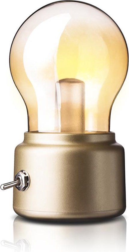 Defecte Geelachtig Raad Peerlights - Draadloze Gloeilamp/Tafellamp - Mini LED lamp - Bulb Lamp -  Oplaadbare... | bol.com