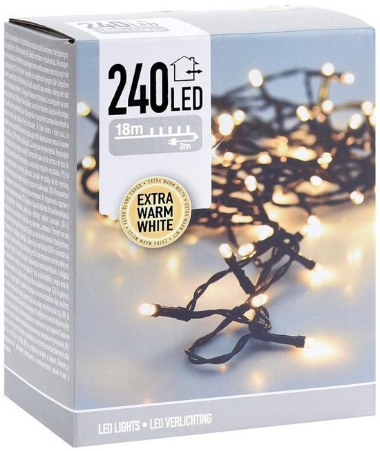 Kerstverlichting / Kerstboomverlichting / Lichtsnoer Extra Warm Wit