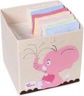 Container - Wasmand - Speelgoed mand 33x33x33cm - Olifant