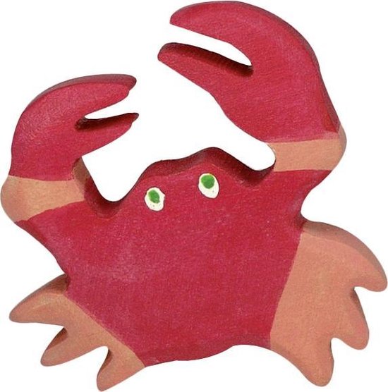 HOUTEN ZEEDIEREN: KRAB