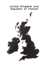 MiMi Innovations Luxe Houten Landkaart - Muurdecoratie – United Kingdom and Republic of Ireland - 106x61 cm/41.7x24 inch - Zwart