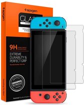 Spigen Dual Pack Glas tR Slim Nintendo Switch Tempered Glass - Transparant (2 Stuks)