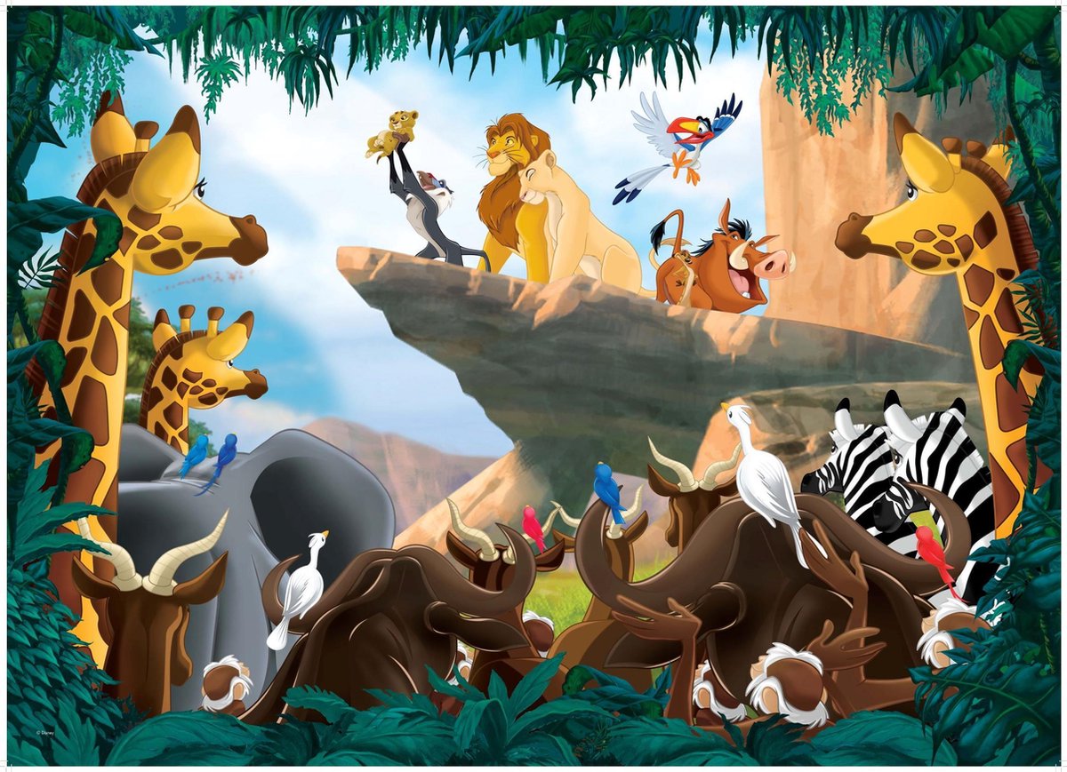 King Legpuzzel Disney The Lion King 1000 Stukjes | bol.com