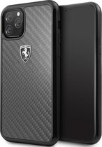 Ferrari SF Carbon Hard Case - iPhone 11 Pro Max (6.5'') - Zwart