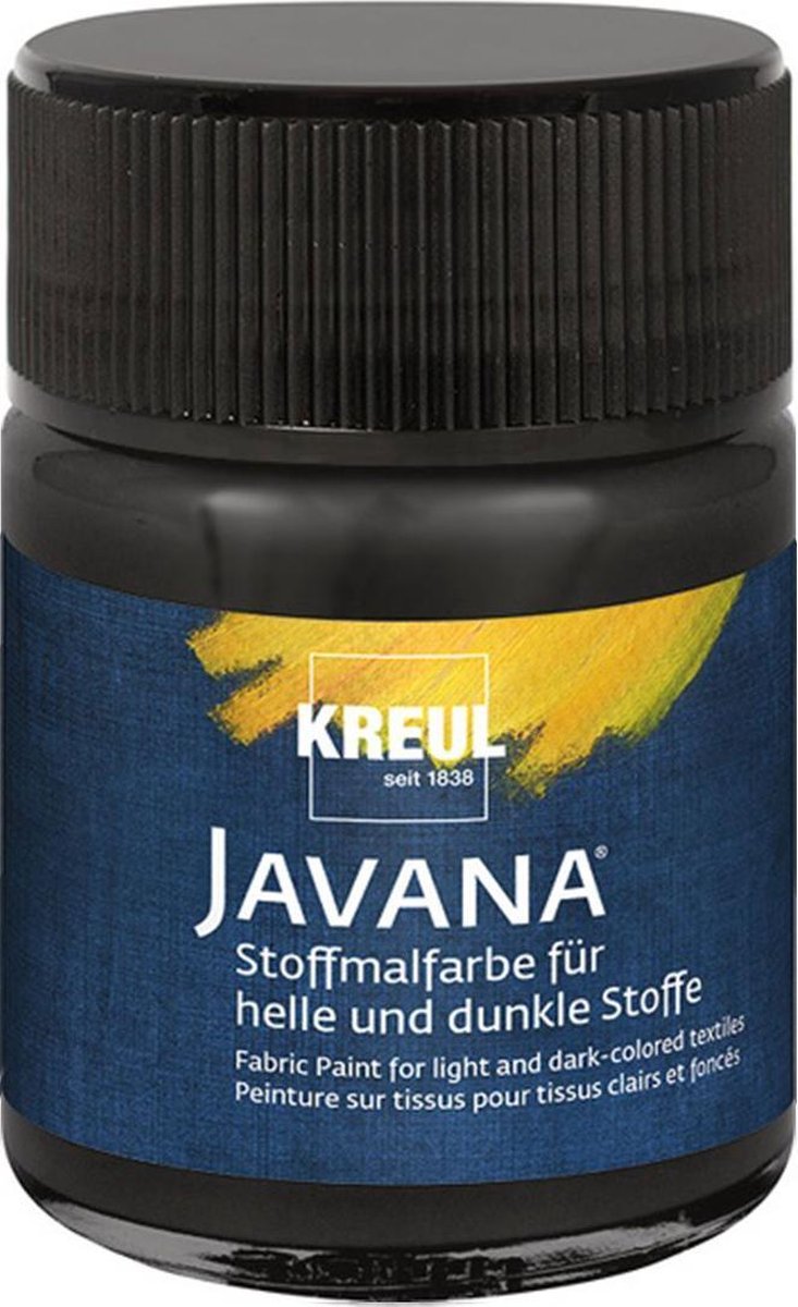 Javana zwarte textielverf 50ml – Voor licht en donker gekleurd textiel