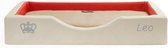 DoggyBed - Orthopedische Hondenmand - Gelax Duo Compact Style - 75 x 50 x 13 cm - Beige / Rood