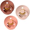 foto van BIBS Fopspeen 3 stuks 6-18 maanden | Maat 2 | Blush, Peach, Woodchuck