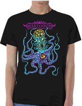 Mastodon Heren Tshirt -XL- Octo Freak Zwart