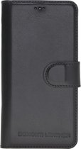 Bomonti™ - Samsung Galaxy S10e - Caisson telefoon hoesje - Zwart Milan - Handmade lederen book case - Geschikt voor draadloos opladen