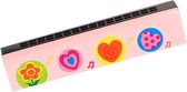 Speelgoed Mondharmonica Hout Voor Kinderen - Roze