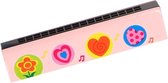 Speelgoed Mondharmonica Hout Voor Kinderen - Roze