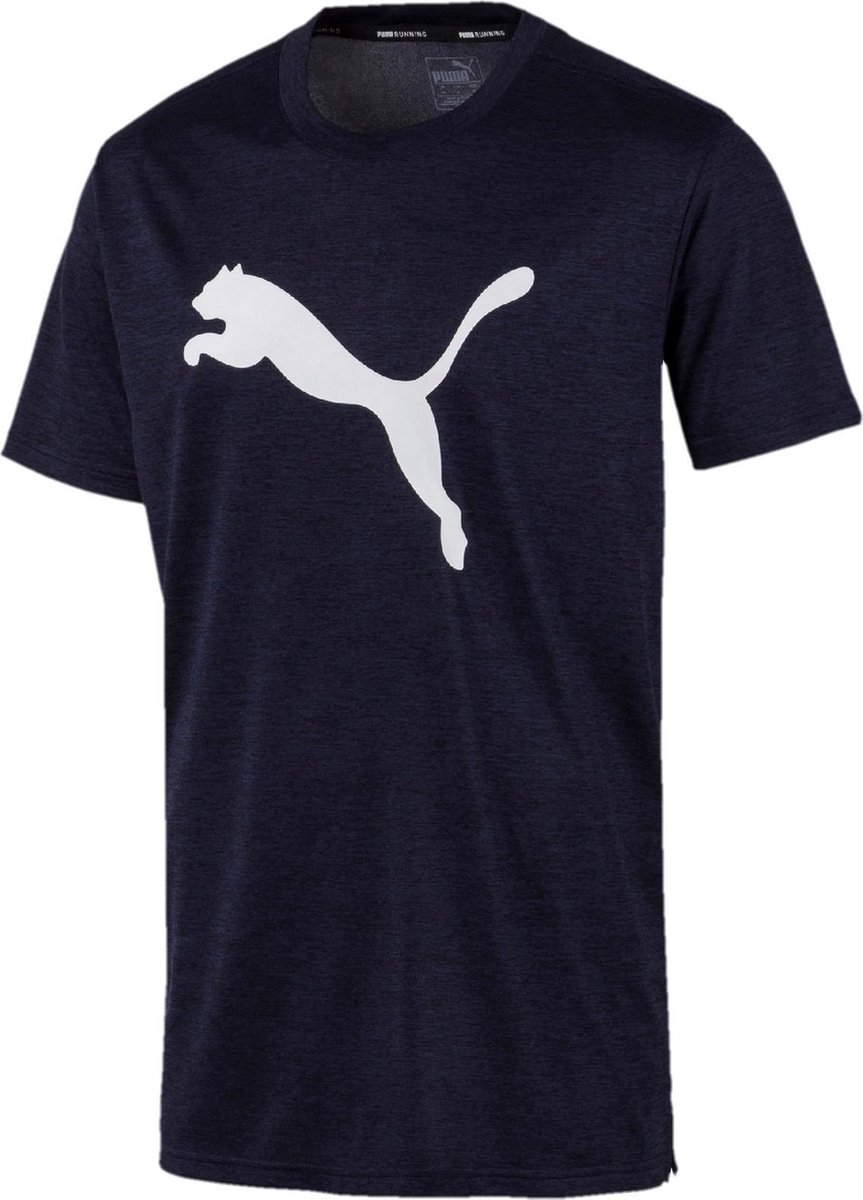 PUMA Cat Tee Peacoat Heather