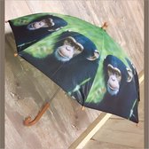 Kinder paraplu - Aap Chimpansee van Esschert design