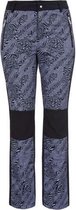 Icepaek - Etna -  softshell - wintersport broek - Zwart en wit - Dames - maat 36