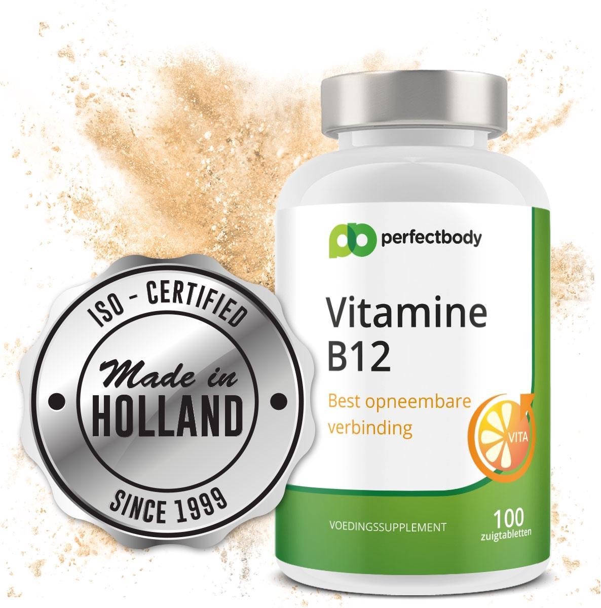 Vitamine B12 - 100 zuigtabletten van Supreme Nutrition