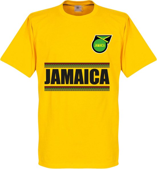 Jamaica Team T-Shirt - Geel - XXXL