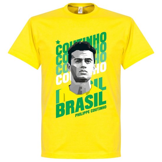 Coutinho Brazilië Portrait T-Shirt - S