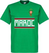 Marokko Team T-Shirt - Groen - XS