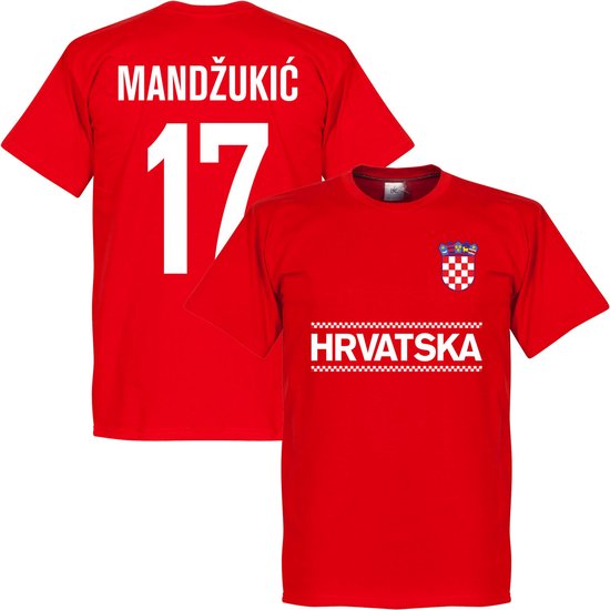 Kroatie Mandzukic Team T-Shirt - XXXL