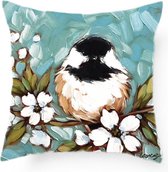 | Kussens | Kussenhoes Mees Blauw | Vogel 45 x 45 cm