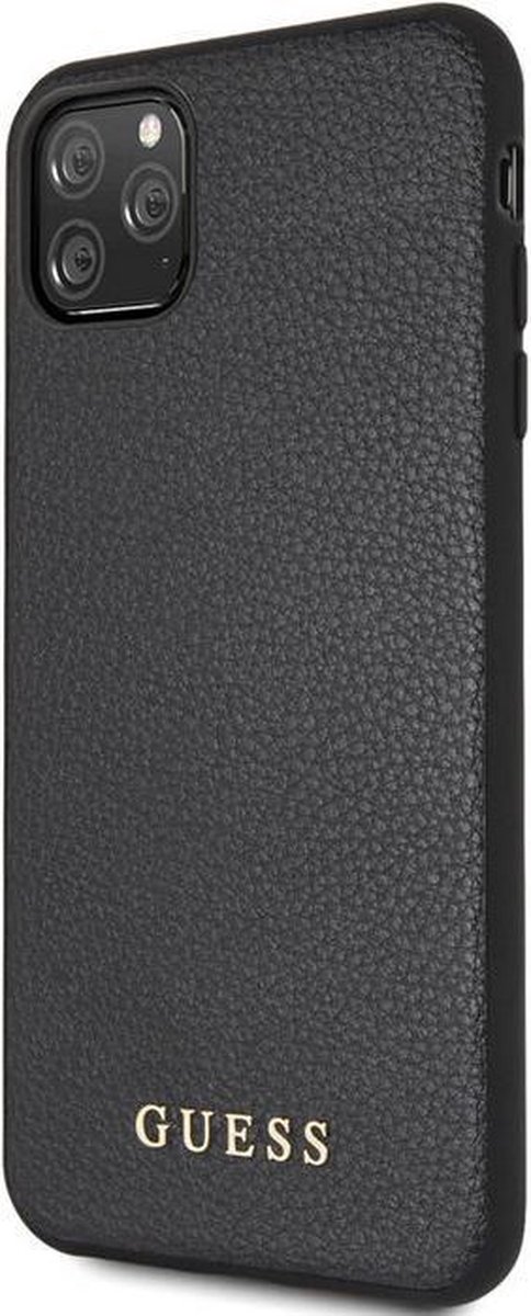 Guess IriDescent Hard Case - Apple iPhone 11 Pro Max (6.5") - Zwart