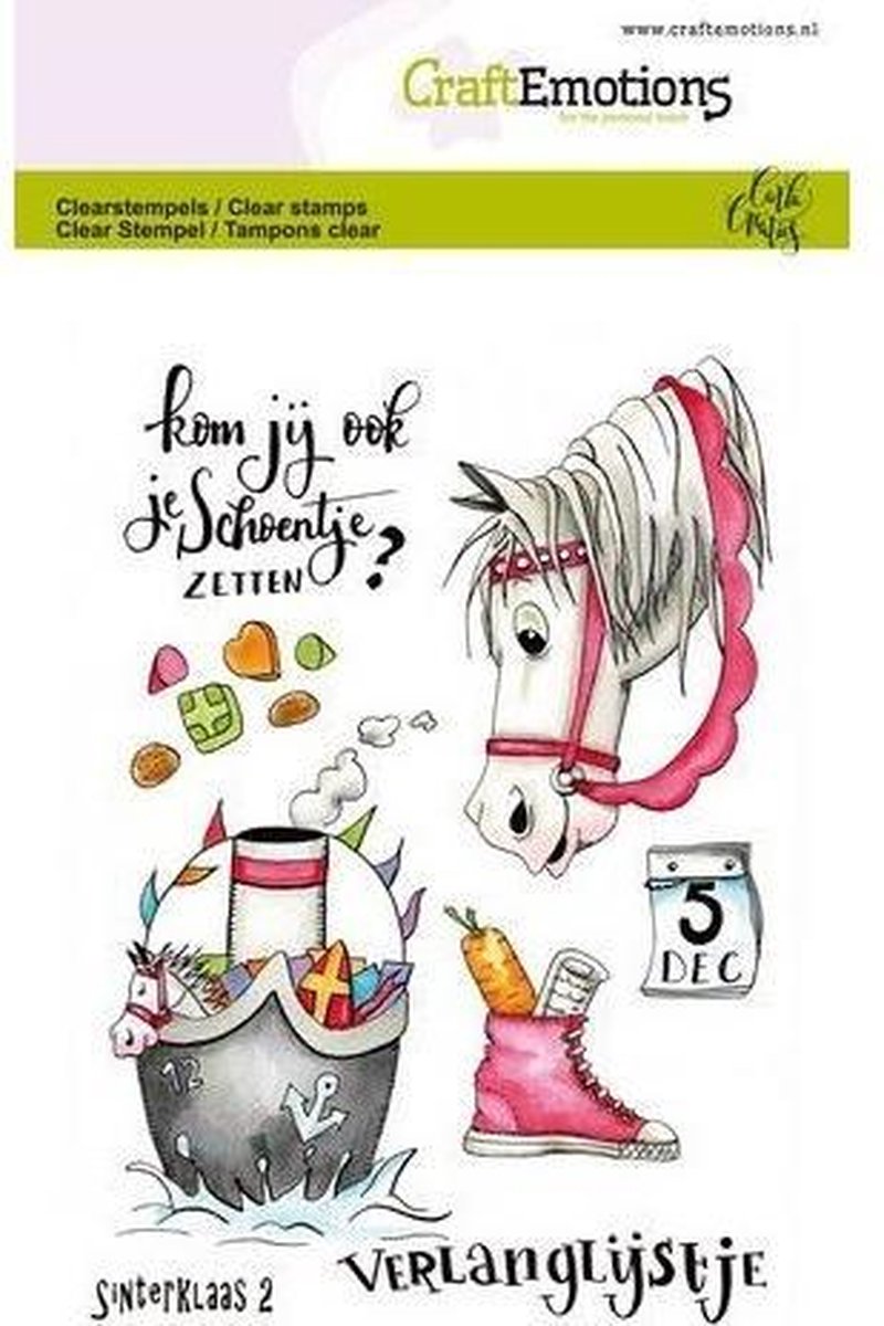 CraftEmotions clearstamps A6 - Sint 2 Carla Creaties
