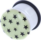 Glow in the Dark Sterren Plug - 16MM