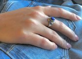 Zilveren ring Lapis Lazuli