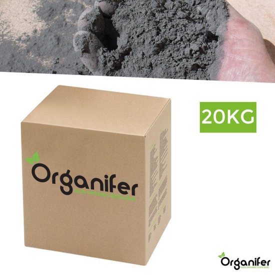Basaltmeel Bodemverbeteraar voor kleigrond (20kg voor 200m2) - Organifer