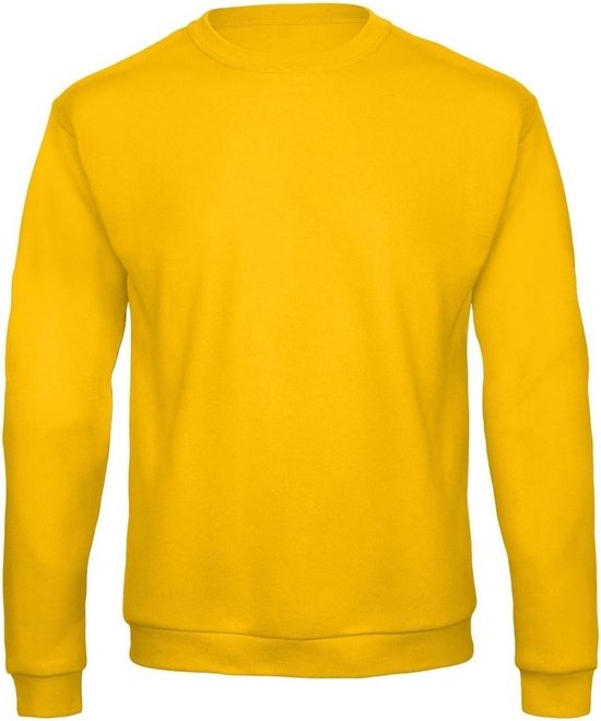 Senvi Basic Sweater (Kleur: Geel) - (Maat XXXXL 4XL)